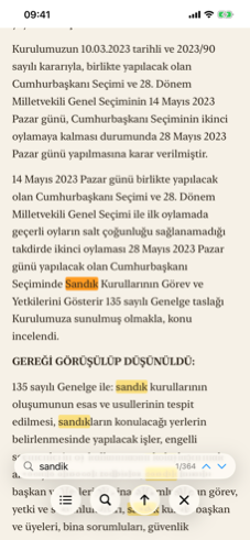 Genelge içinde arama